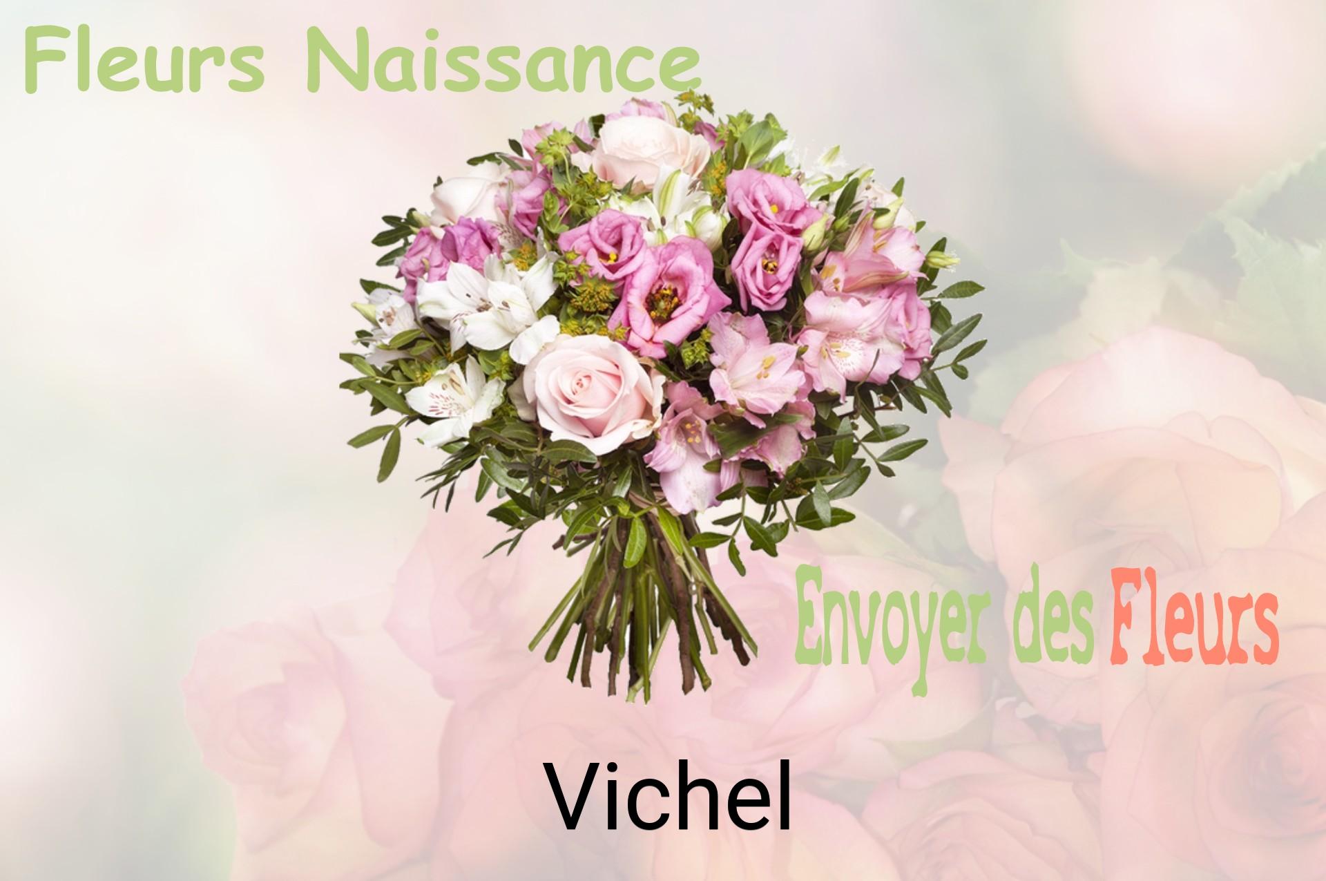 Bouquet de fleurs de naissance livré à Vichel